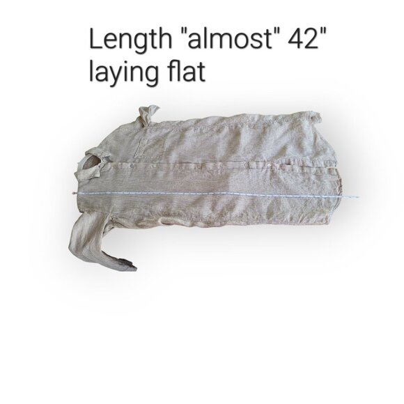 Golden Sun Stripe Linen Maxi Dress by Faherty XS - Picture 9 of 12